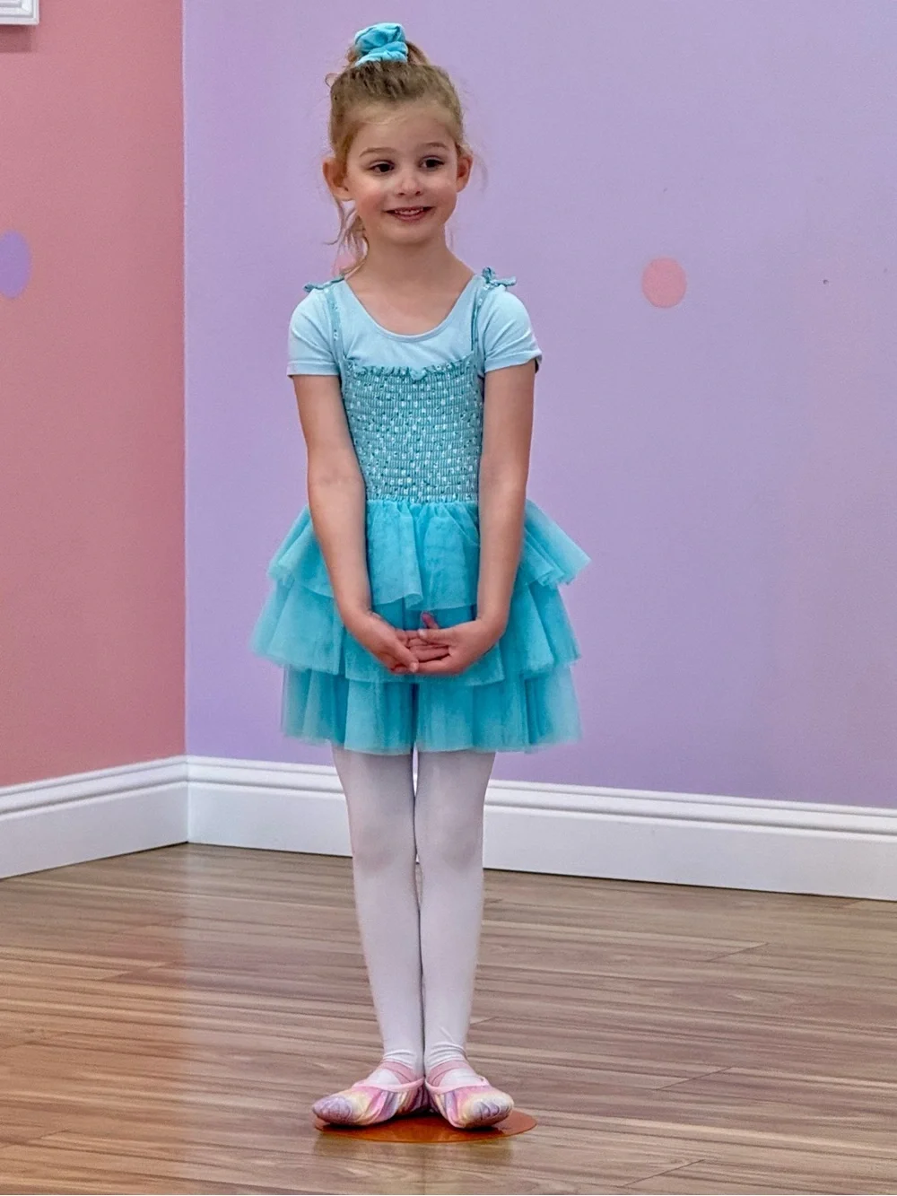 Posh Peanut Juliana Smocked Tulle Dress